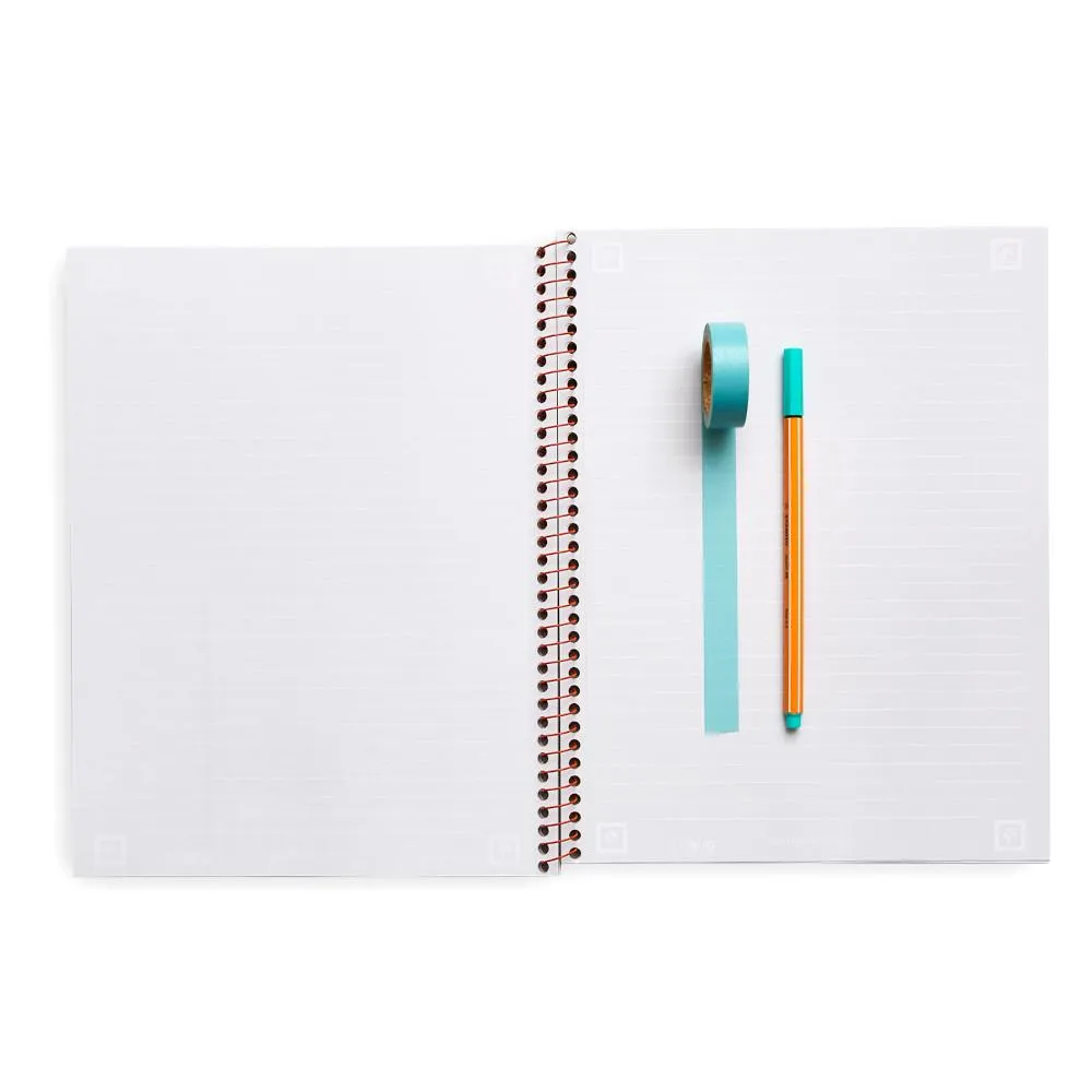 Whitelines Wirebound Ruled Notebook 8.5" x 11"