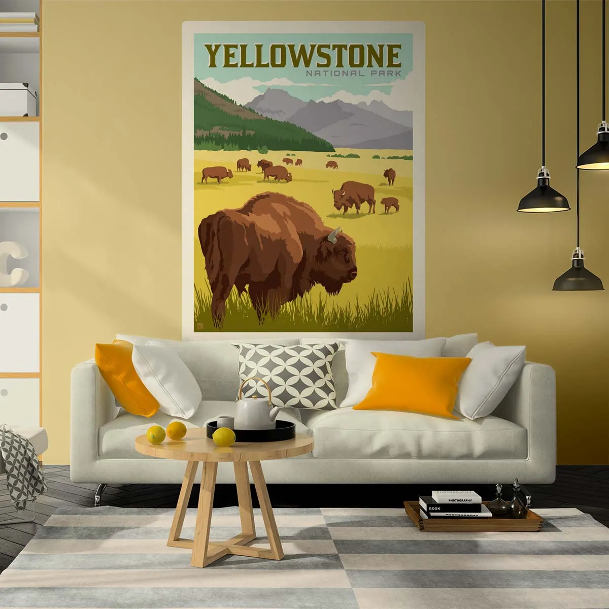Yellowstone National Park Bison Decal